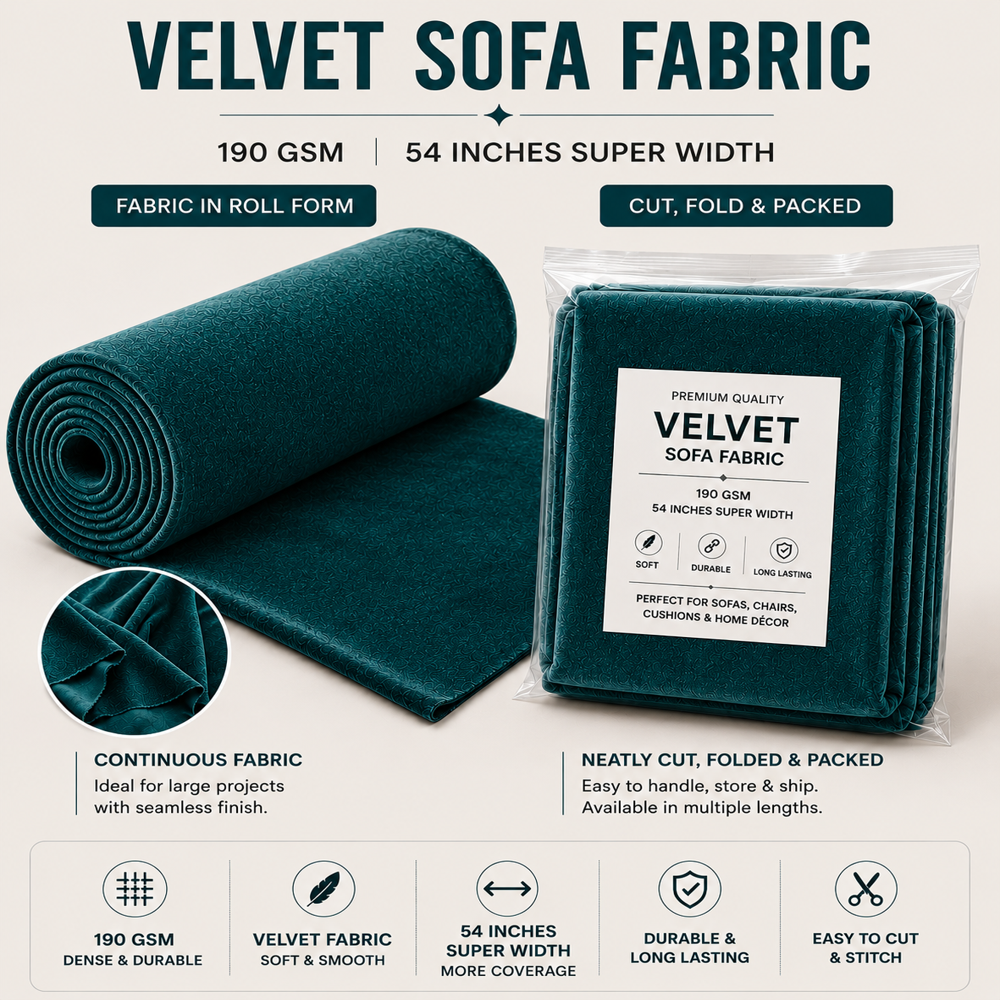 Mosha Velvet Sofa Fabric