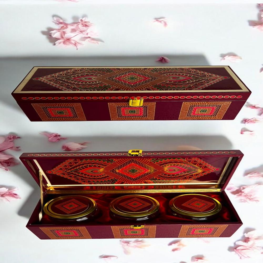 wooden dry fruit box