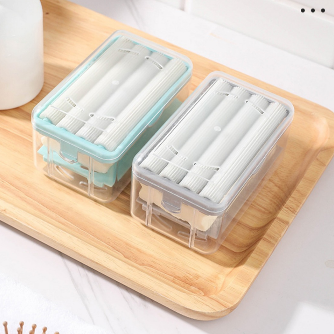 SOAP SAVER ROLLER DISPENSER Spring Foaming Soap Bar Holder/Container/Dish/Case/Container