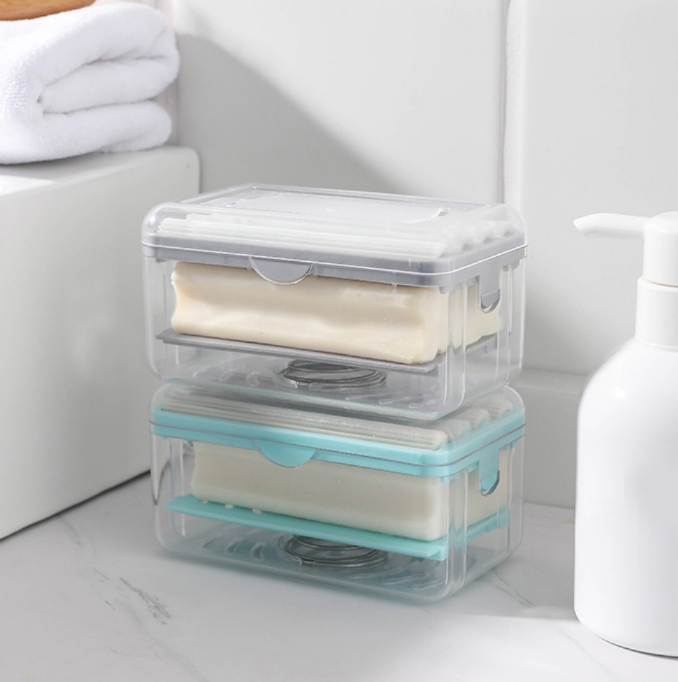 SOAP SAVER ROLLER DISPENSER Spring Foaming Soap Bar Holder/Container/Dish/Case/Container