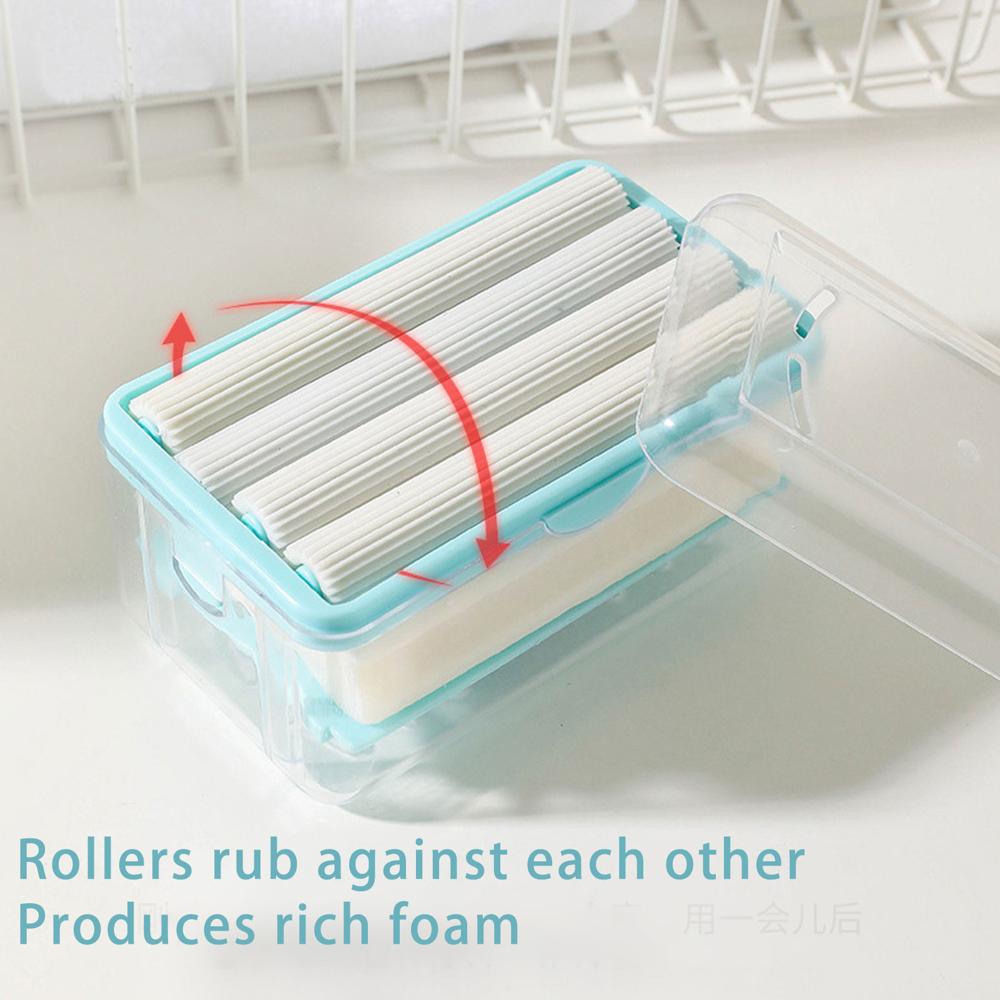 SOAP SAVER ROLLER DISPENSER Spring Foaming Soap Bar Holder/Container/Dish/Case/Container