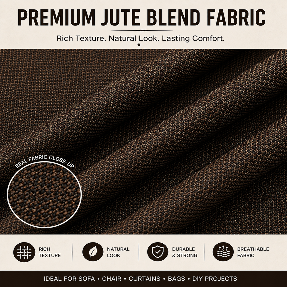 Jute Blend Upholstery Fabric