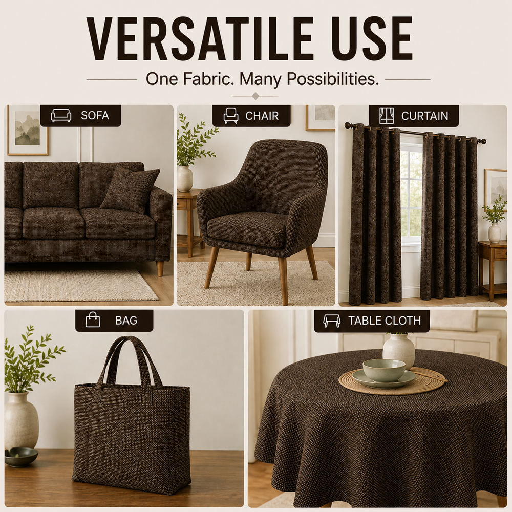 Jute Blend Upholstery Fabric