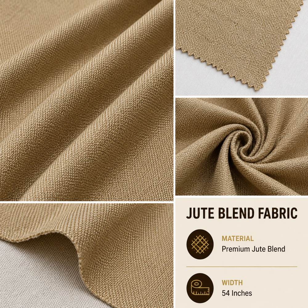 Jute Blend Sofa Fabrics