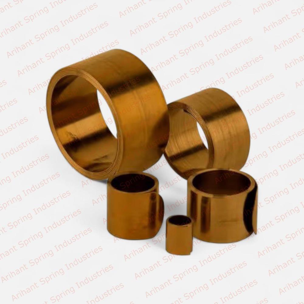 Constant Force Spring For Solderless Connections - Stainless Steel 301, 250x9.5 Mm, Copper Brown | 10 N Load, 0.1 Mm Wire Diameter, Electro-galvanized Surface