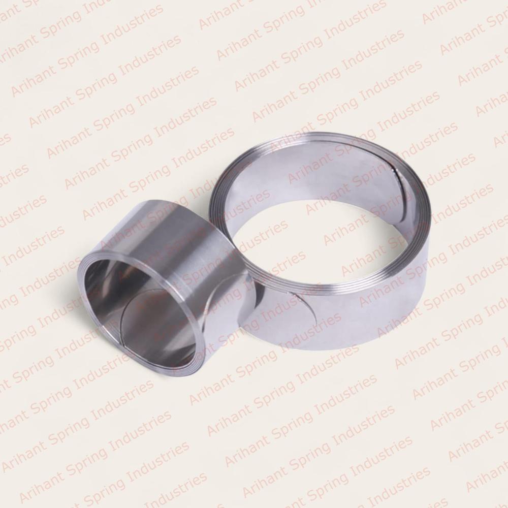 Constant Force Spring For Connector - Stainless Steel 180x6.35 Mm, Golden Copper Brown Finish, 20000 Cycle Fatigue Tested