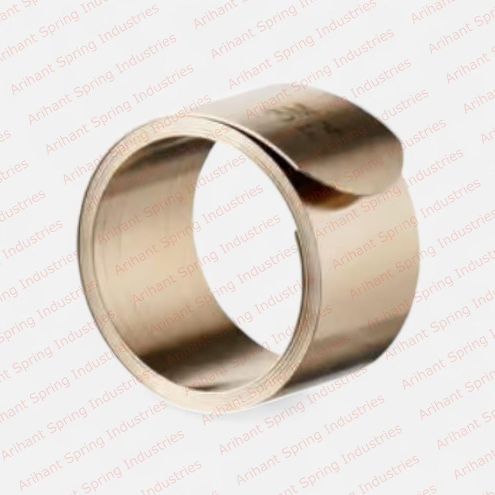 Constant Force Spring For Connector - Stainless Steel 180x6.35 Mm, Golden Copper Brown Finish, 20000 Cycle Fatigue Tested