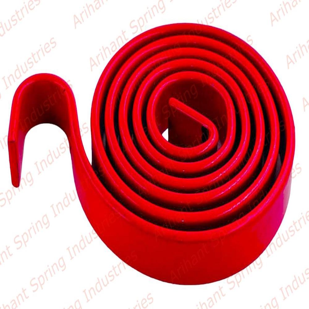 Window Regulator Spiral Spring - Carbon Steel, 600x9.5 Mm, Black | Torsion Load, Zinc Plated, 30000 Cycles