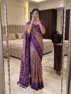 Vibrant Geometric Patola Print Soft Silk Saree With Rich Zari Pallu & Tassels | Designer Contrast Blouse | Premium Patola Saree Wholesale