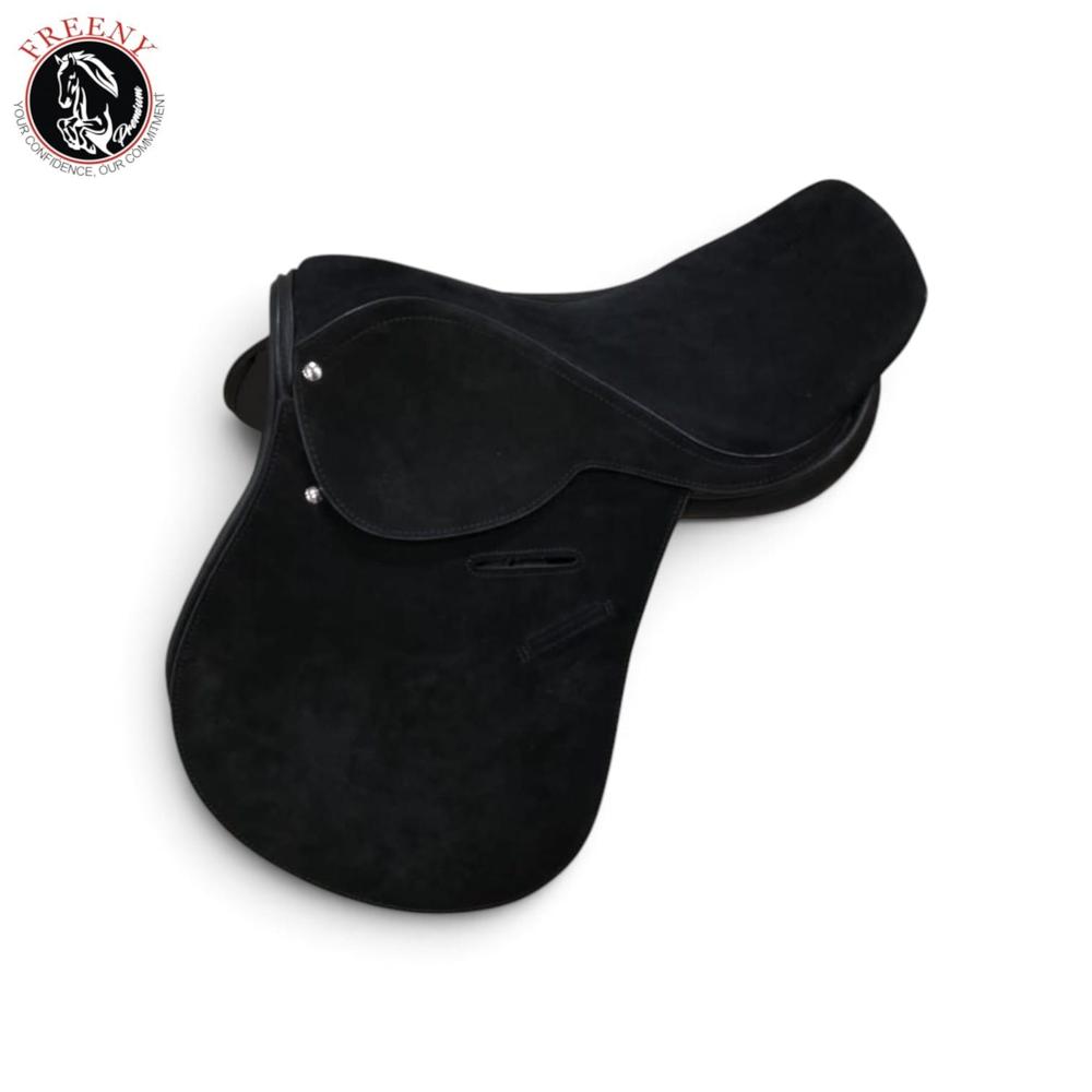 Black Polo Leather Saddle