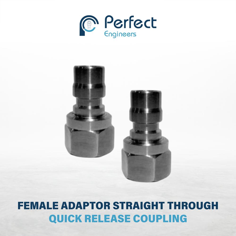Female Adaptor Straight Through Quick Release Coupling