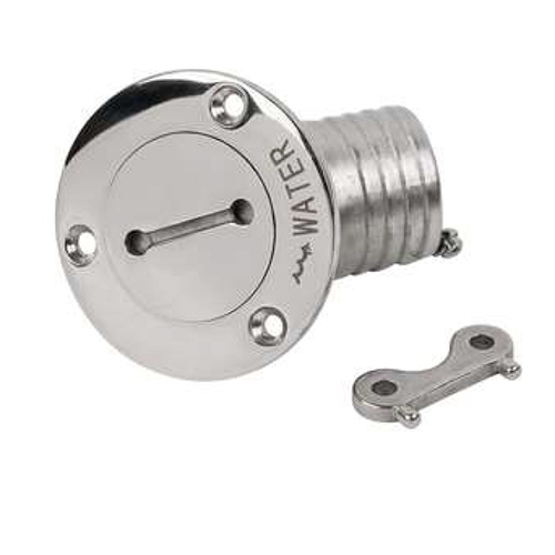 316 STAINLESS STEEL MARINE 45 DEGREE DECK FILLER WITH KEY