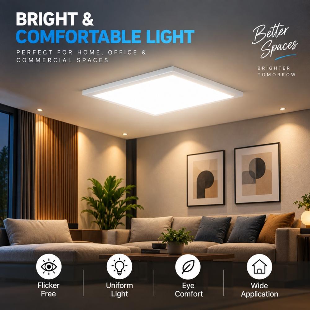 15w slim panel light