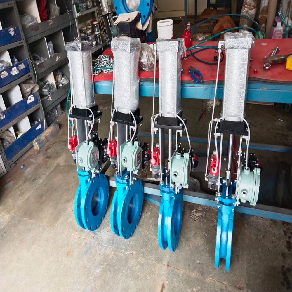 Pneumatic Knife Gate Valves
