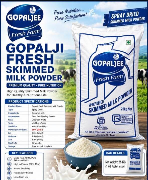 Gopalji Fresh Skimmed Milk Powder