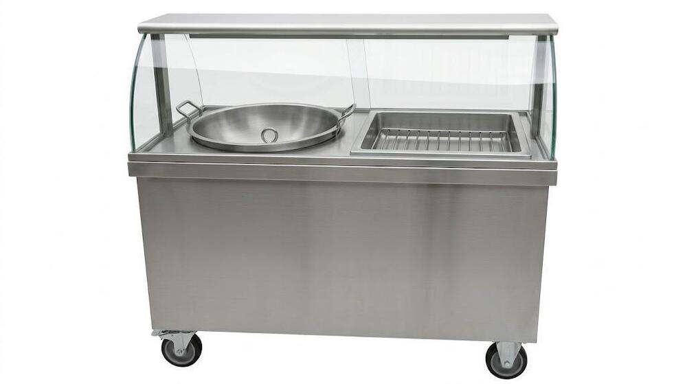 Stainless Steel Jalebi Display Counter