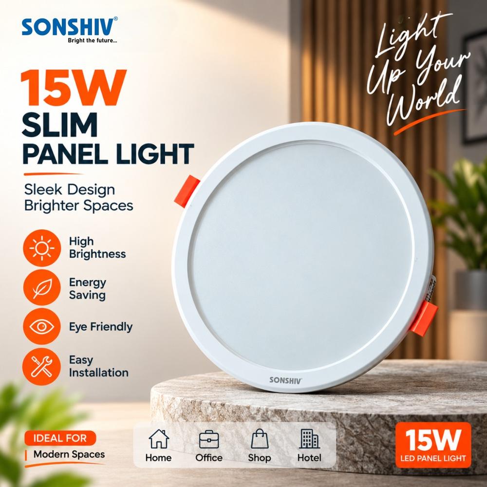 15W ROUND SLIM PANEL