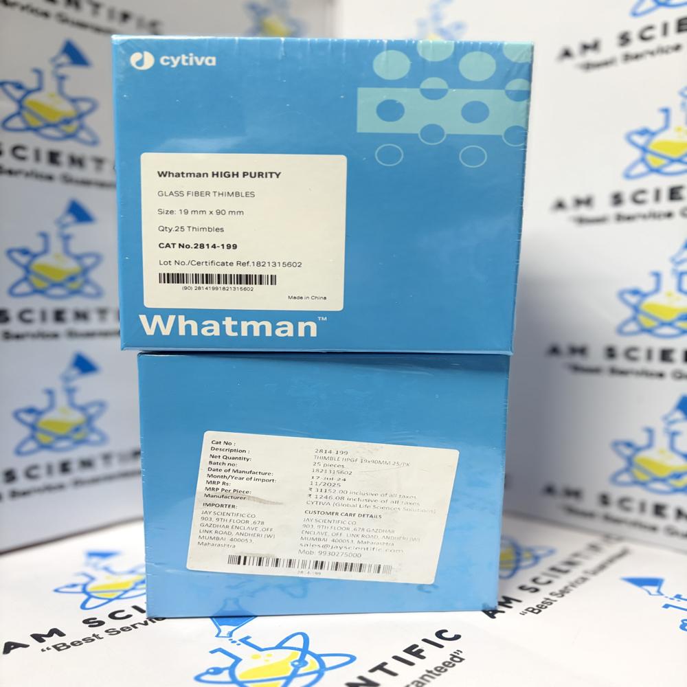 Whatman Filter Paper High Purity Glass Fiber Thimbles 90mm