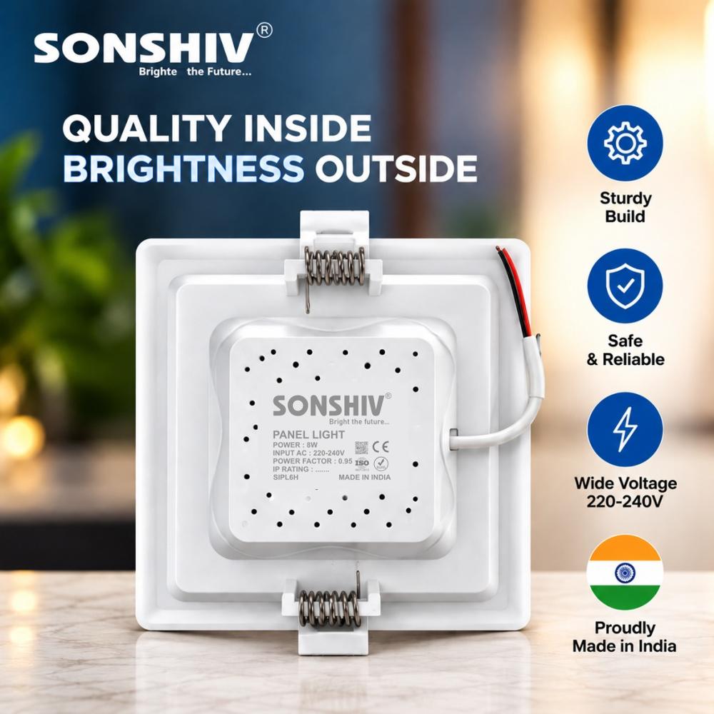 8W SQUARE SLIM PANEL LIGHT