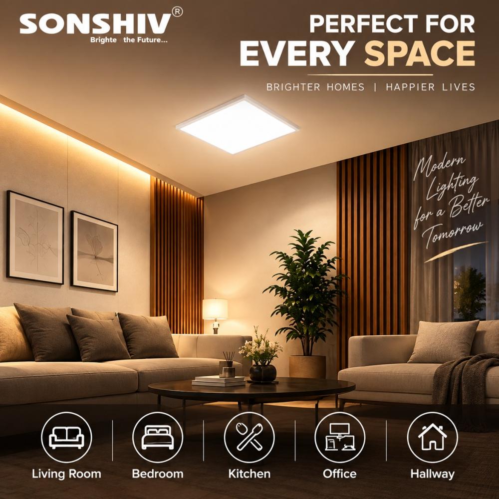 8w Square Slim Panel Light