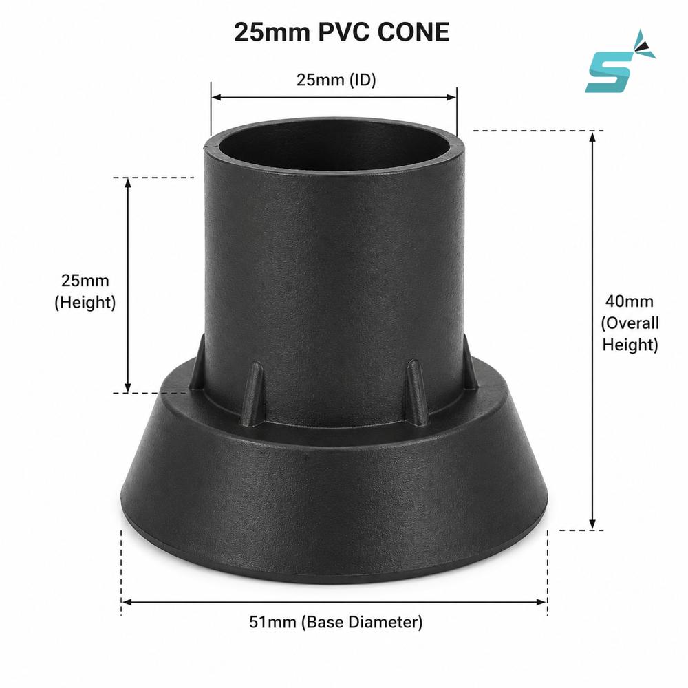 pvc cone 25mm