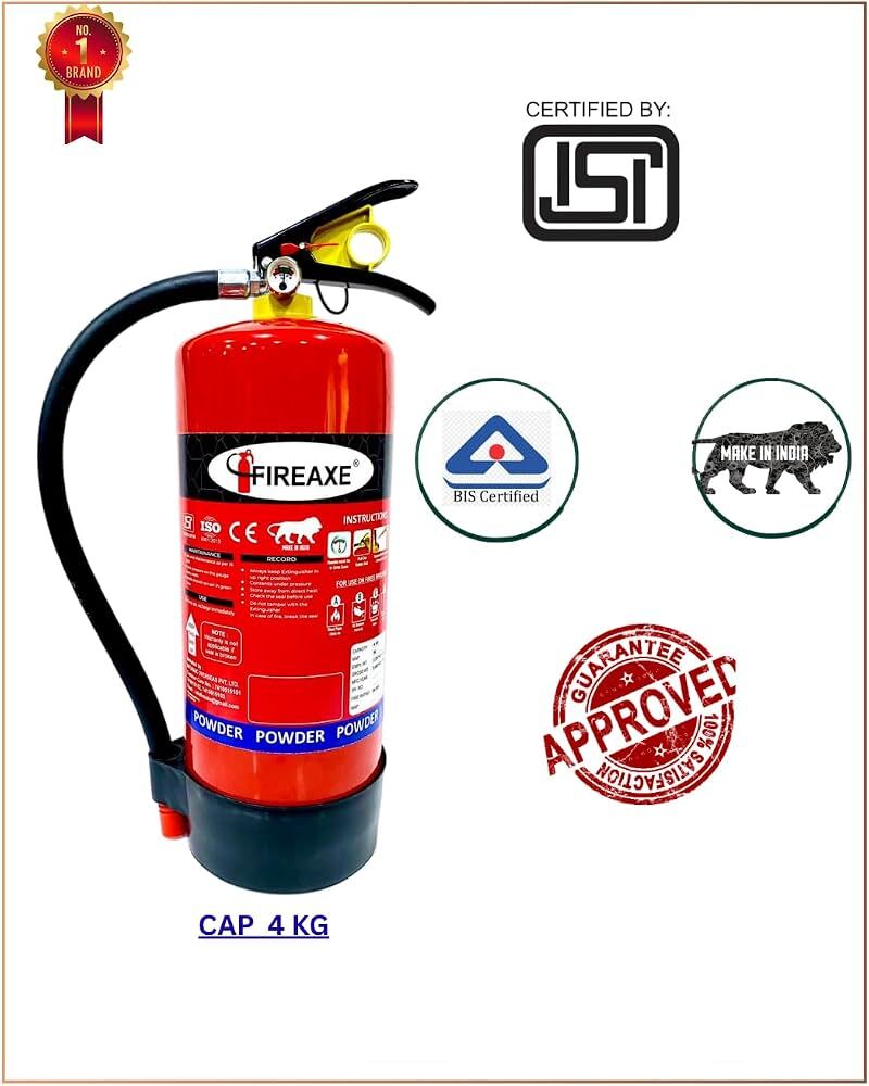Abc Type Fire Extinguisher - Capacity: 4 Kg