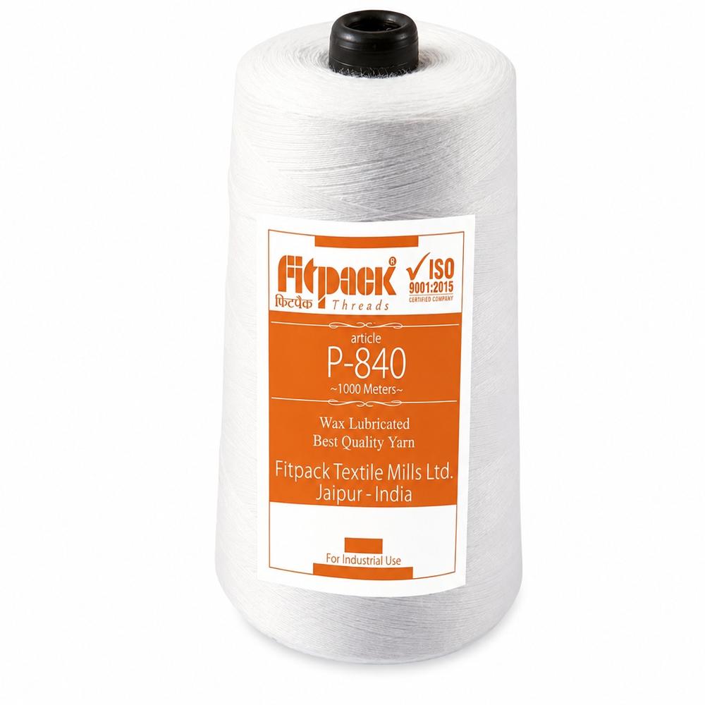 Fitpack P-840 High Tenacity Industrial Bag Closing Thread Cone (1000 Meters)
