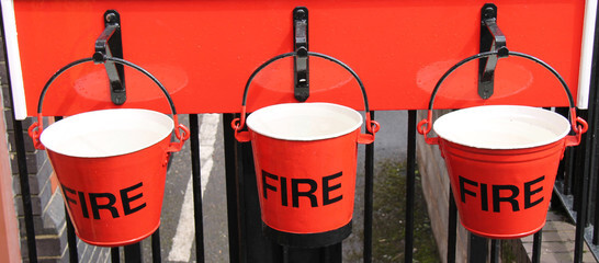 Safety Fire Bucket - Capacity: 10 Ltr