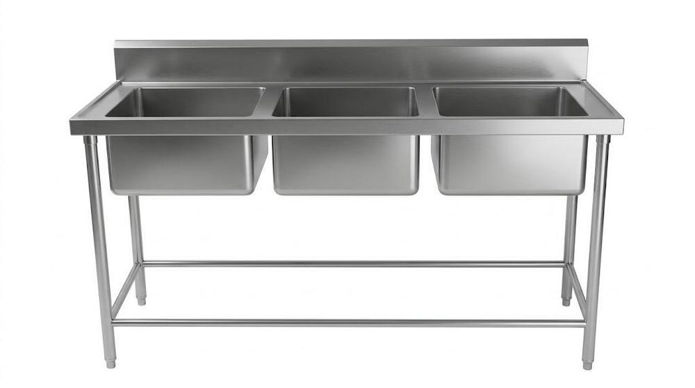 Three Sink Unit