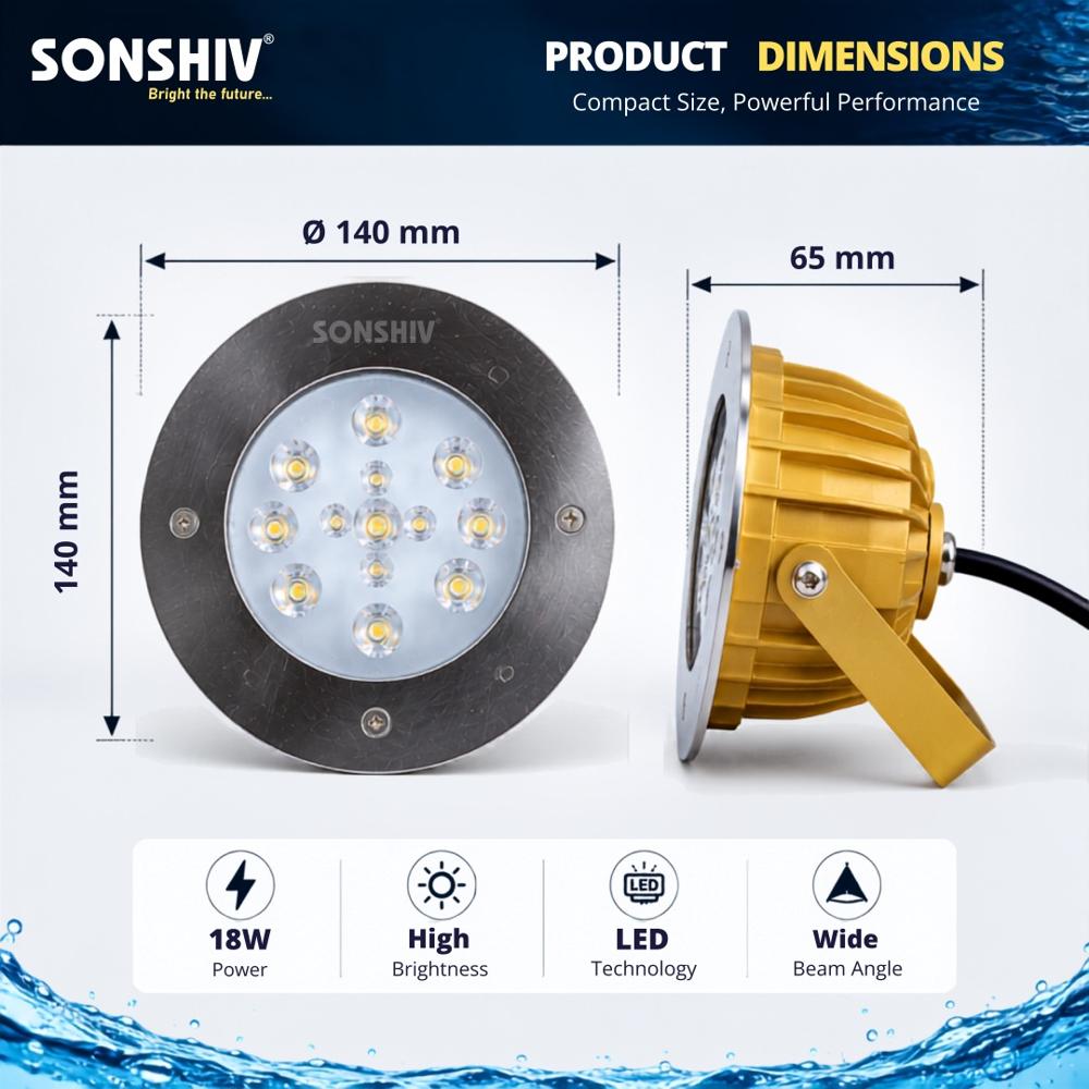 18W LED INGROUND LIGHT
