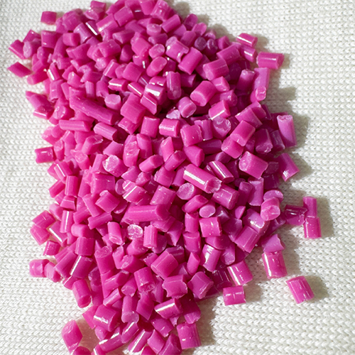 P1 Pink Color Plastic Granules
