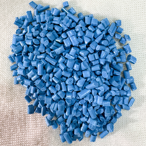 ABS Firozy Blue Color Plastic Granules
