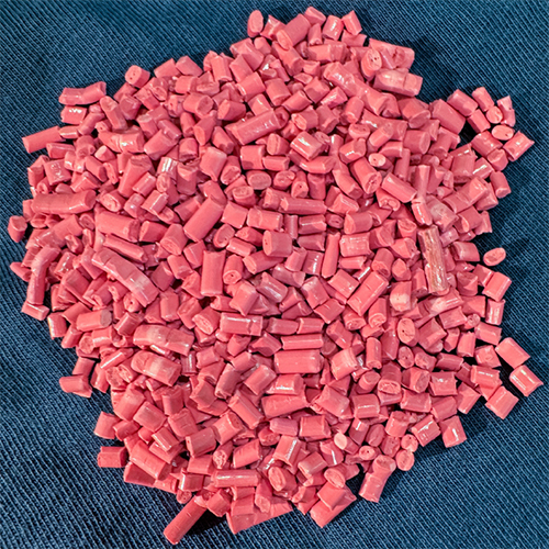 ABS Light Pink Color Plastic Granules