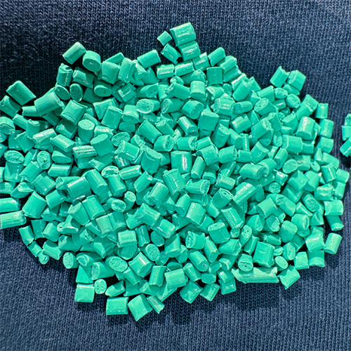 ABS Sea Green Color Plastic Granules