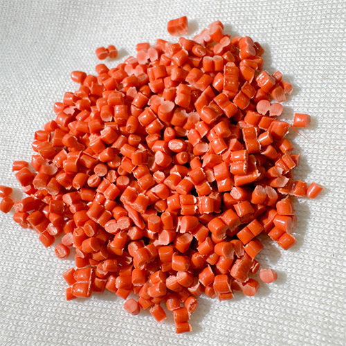 HD Orange Color Plastic Granules