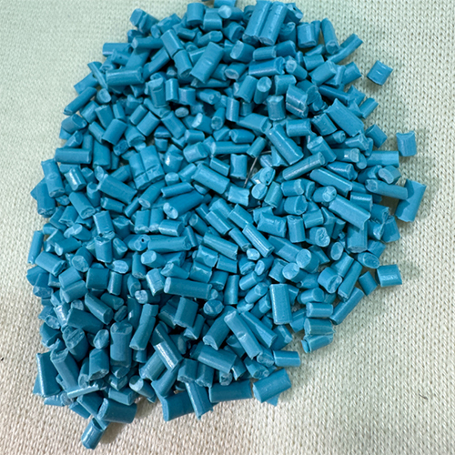 HIPS Firozy Blue Color Plastic Granules