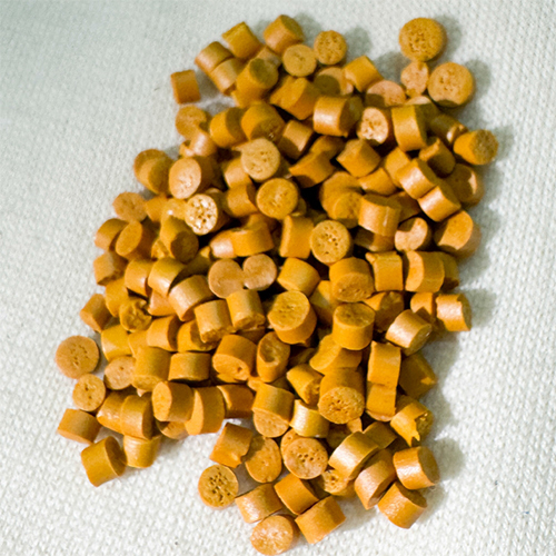 HIPS Orange Wood Color Plastic Granules