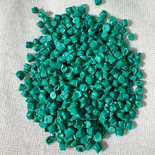 PP Dark Green Color Plastic Granules