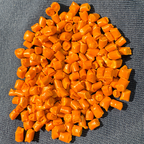 PP Orange Color Plastic Granules