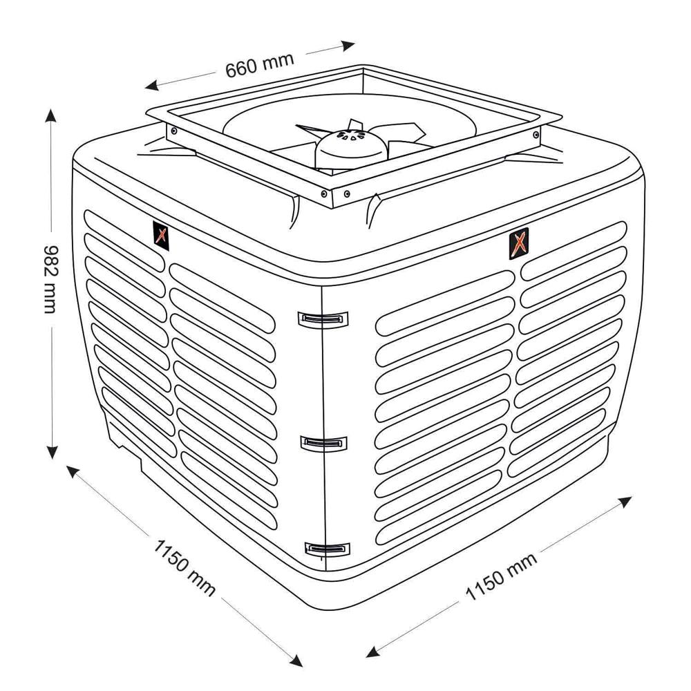 X3 AJ Evaporative Air Cooler