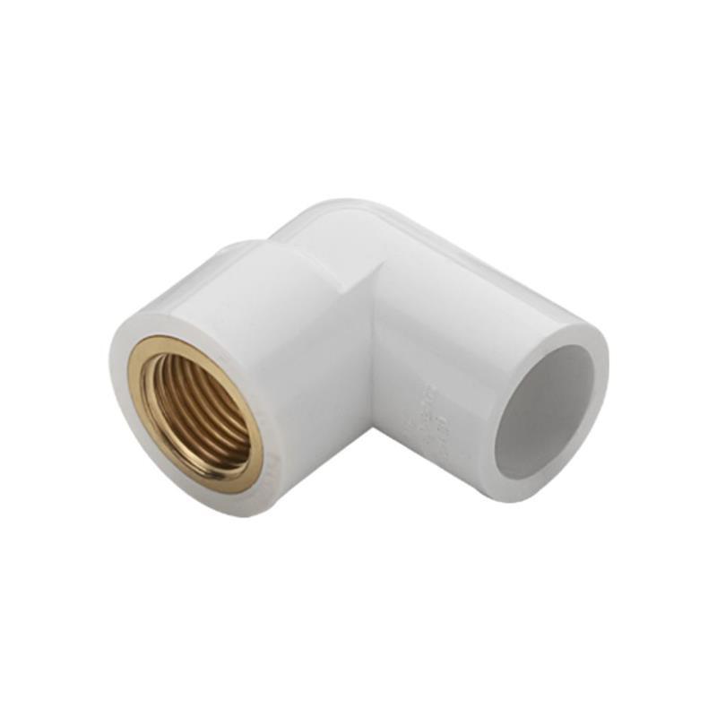 90 Degree UPVC Brass Elbow