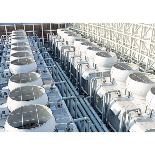 Air Ventilation System - Sheet Metal Material, Commercial Type , White Color And Durable Design