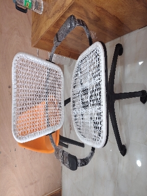 Wire netted chair