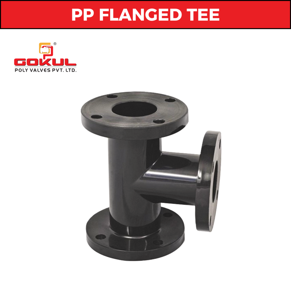 Pp Flanged Elbow - Color: Black