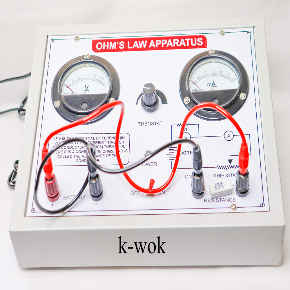 K-Wok Ohm'S Law Apparatus - Accuracy: Conductivity < 1 S/Cm Gm