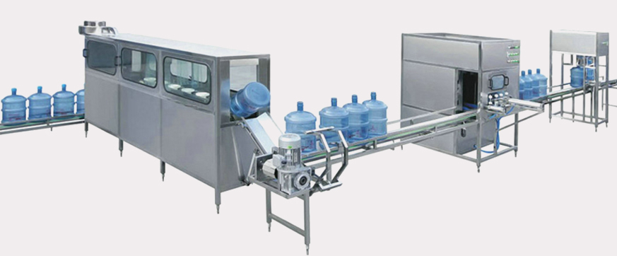 SHEC 100 Jars Per Hr Water Jar Rinsing Filling and Capping Machine