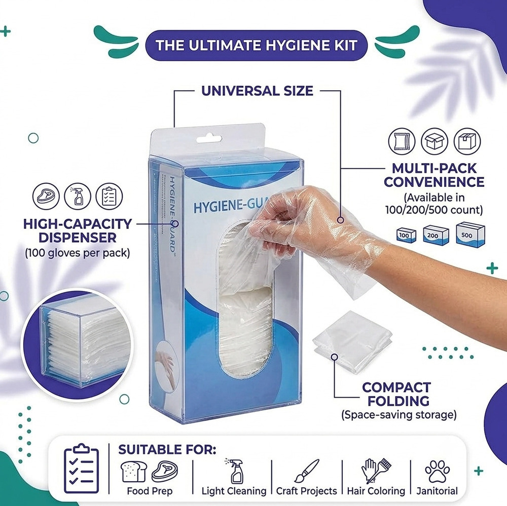 Plastic Disposable Hand Gloves