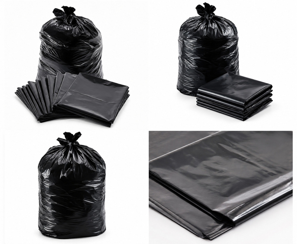 Black Disposable Garbage Bag