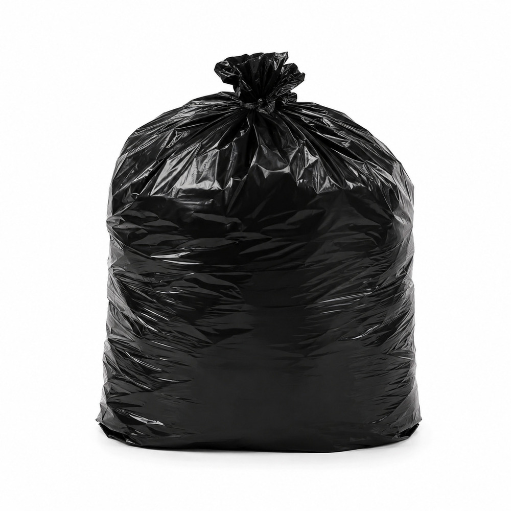 Black Disposable Garbage Bag