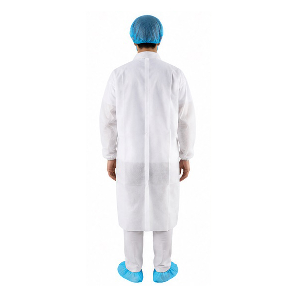 50GSM White Disposable Lab Coat